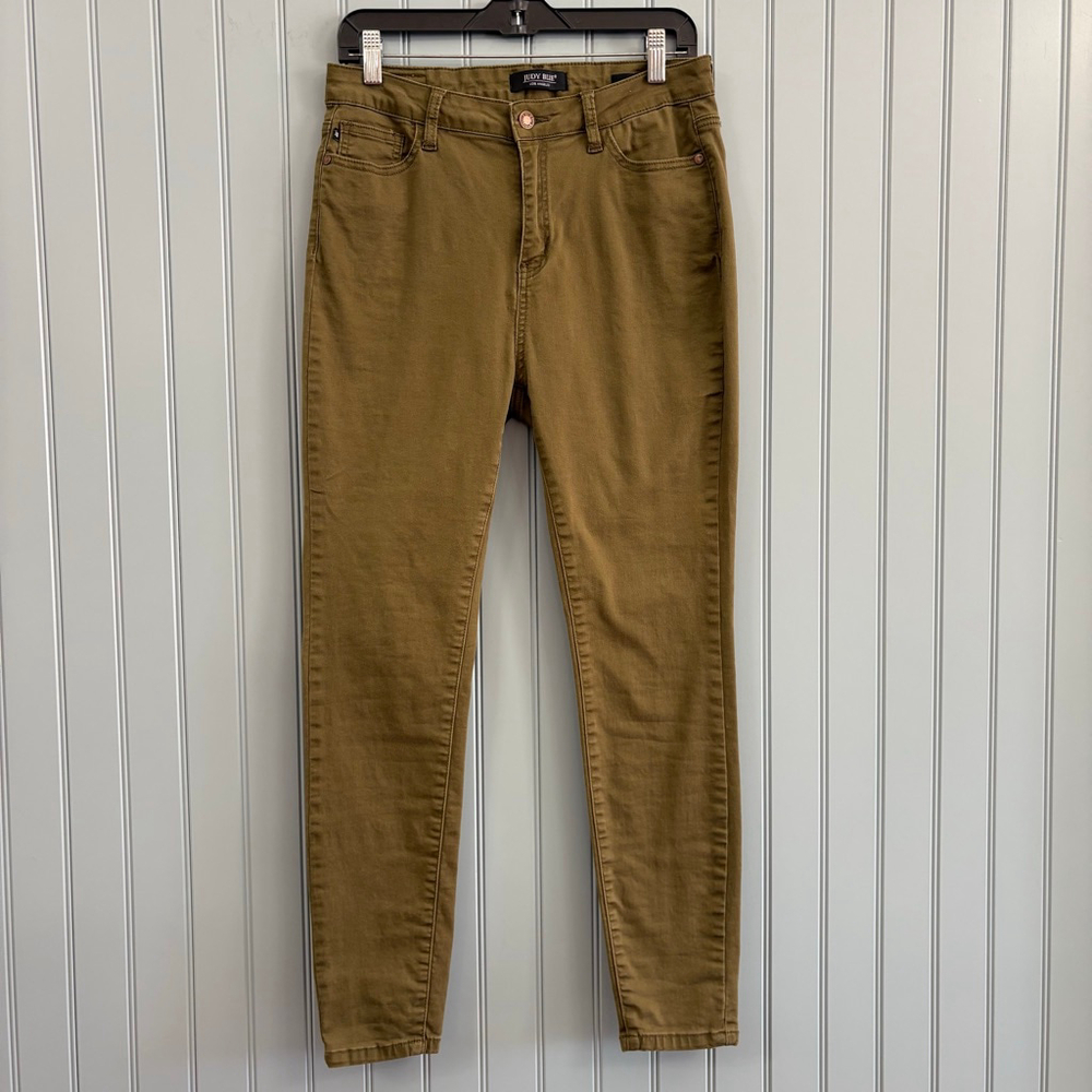 Judy Blue Skinny Olive Green Skinny Fit Size 11/30